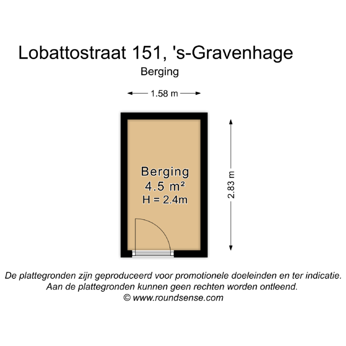Lobattostraat 151, 2521 BM, 's-Gravenhage
