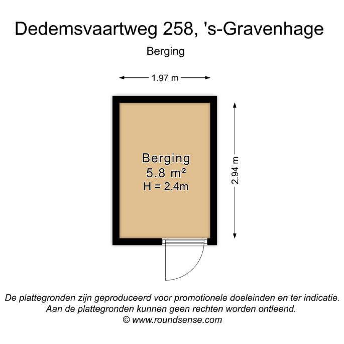 Dedemsvaartweg 258, 2545 AE, 's-Gravenhage