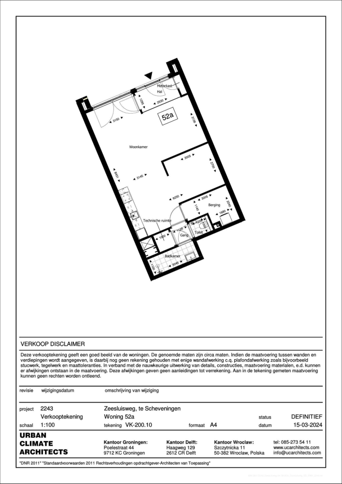 Zeesluisweg 52 A, 2583 DS, 's-Gravenhage