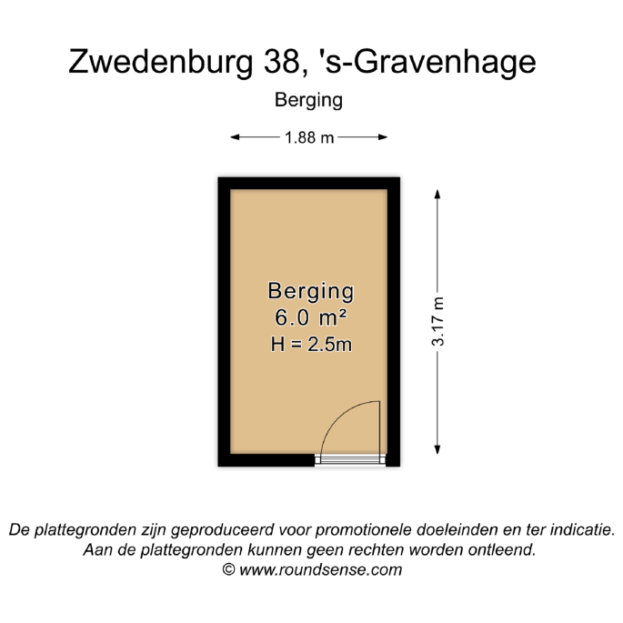 Zwedenburg 38, 2591 BG, 's-Gravenhage