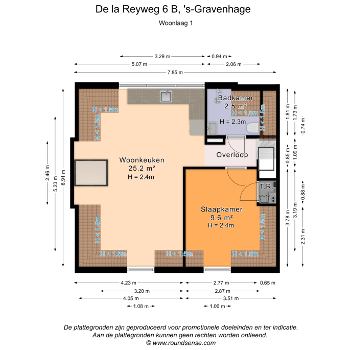 De la Reyweg 6 b, 2571 GC, 's-Gravenhage