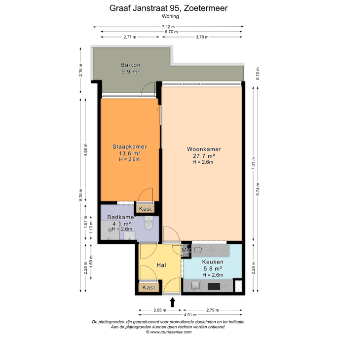 Graaf Janstraat 95, 2713 CJ, Zoetermeer