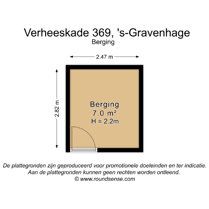 Verheeskade 369, 2521 DE, 's-Gravenhage