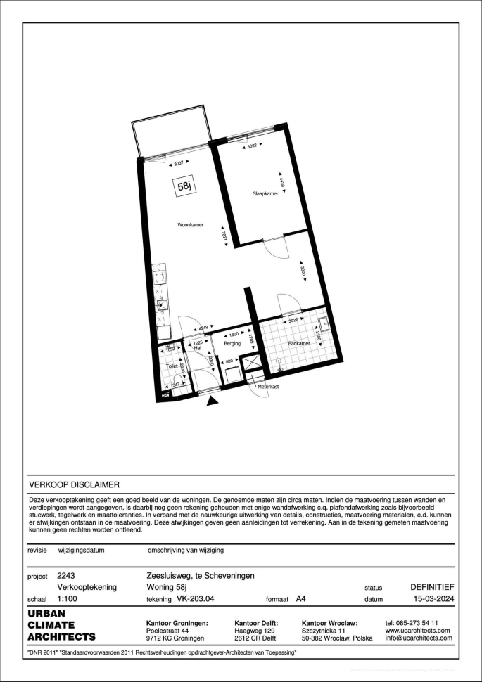 Zeesluisweg 58 J, 2583 DS, 's-Gravenhage