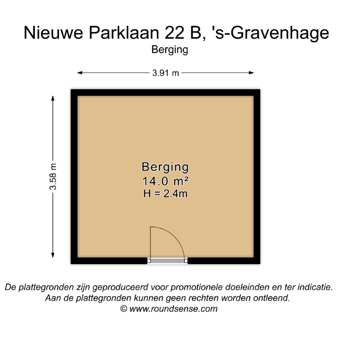 Nieuwe Parklaan 22 B, 2597 LD, 's-Gravenhage