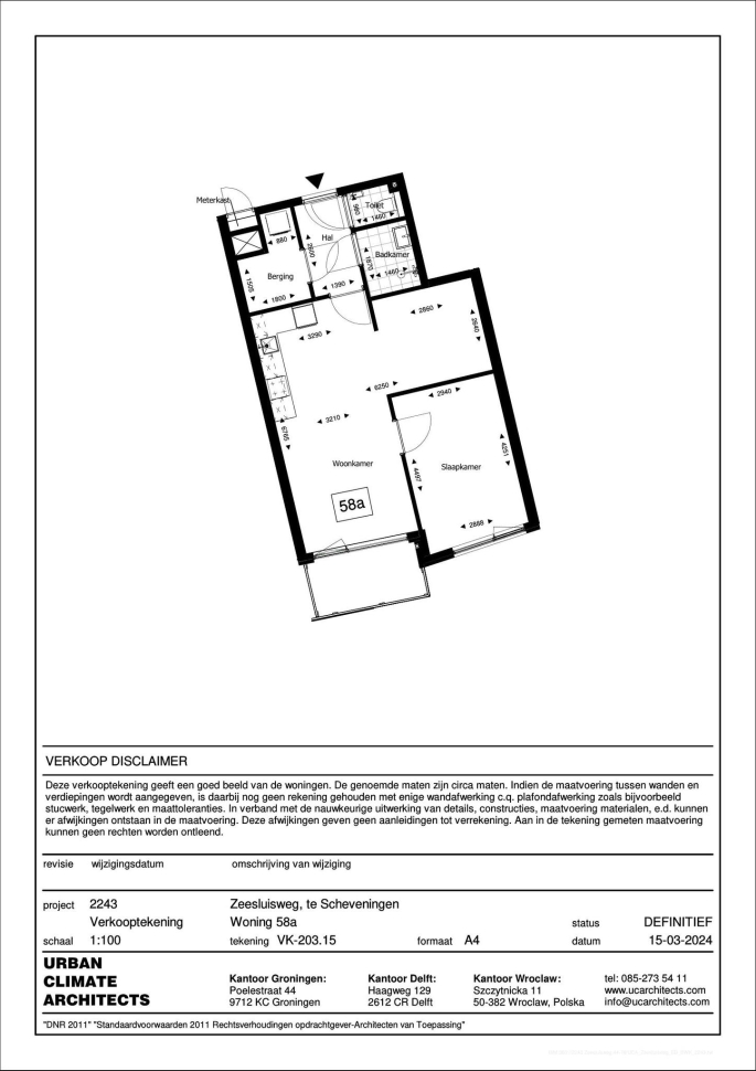 Zeesluisweg 58 A, 2583 DS, 's-Gravenhage