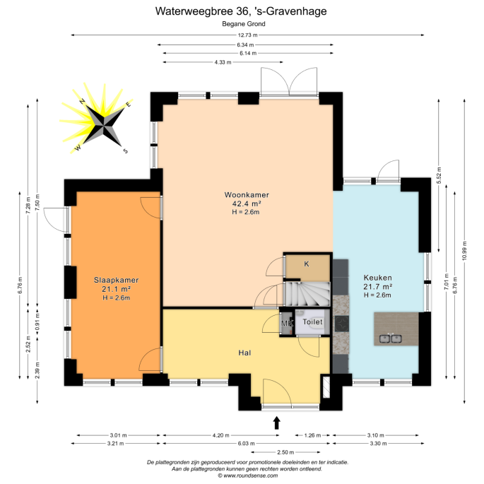 Waterweegbree 36, 2498 EN, 's-Gravenhage