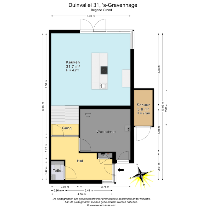 Duinvallei 31, 2553 AB, 's-Gravenhage