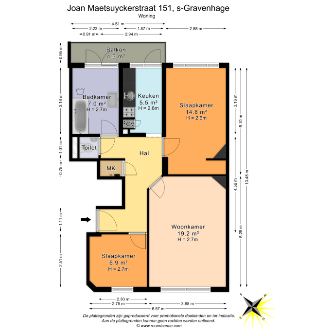 Joan Maetsuyckerstraat 151, 2593 ZG, 's-Gravenhage