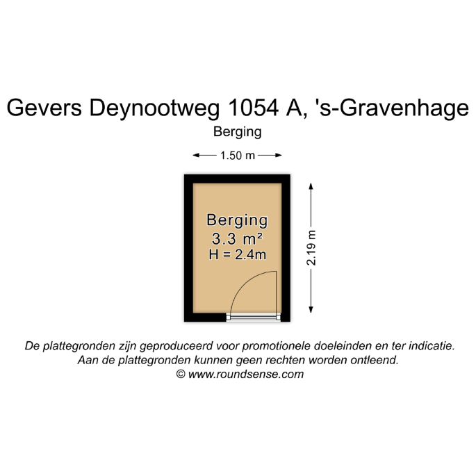 Gevers Deynootweg 1054 A, 2586 BX, 's-Gravenhage