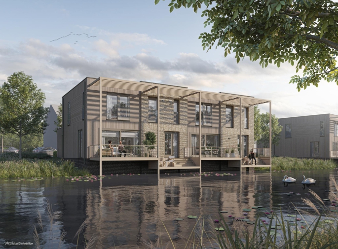 Parels aan het Water, Tussenwoning, Rijswijk