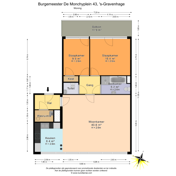 Burgemeester De Monchyplein 43, 2585 DD, 's-Gravenhage