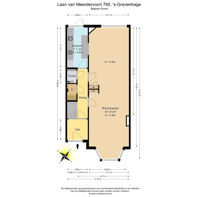 Laan van Meerdervoort 765, 2564 AE, 's-Gravenhage