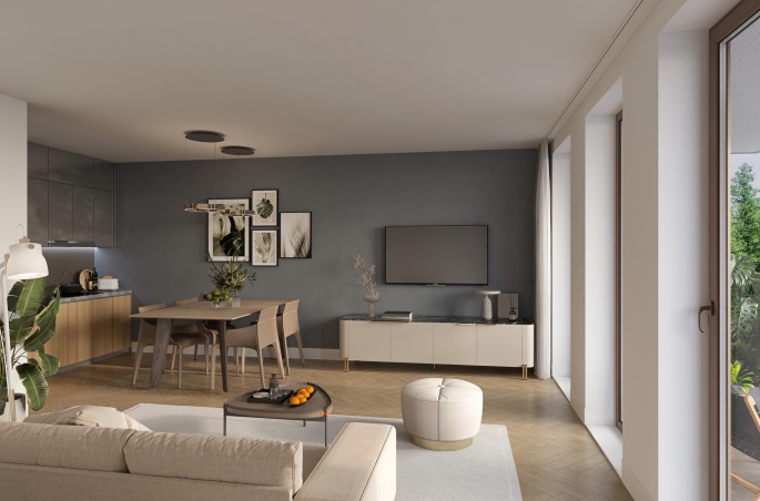 Triadome, Twee-kamer appartement, bouwnummer: 42, Leidschendam