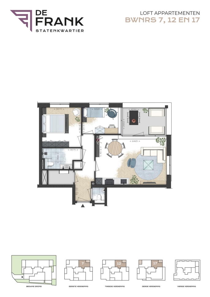 De Frank, Statenkwartier, De Frank, Loft appartementen, bouwnummer: 12, 's-Gravenhage