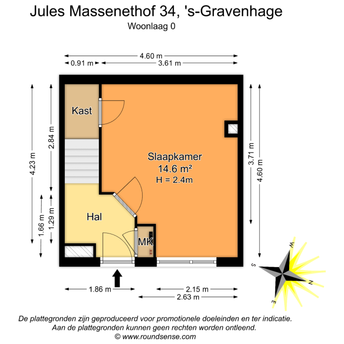 Jules Massenethof 34, 2551 XC, 's-Gravenhage