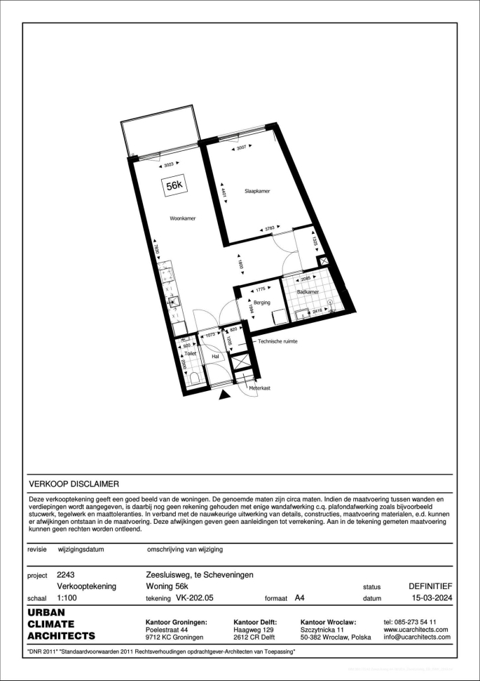 Zeesluisweg 56 K, 2583 DS, 's-Gravenhage