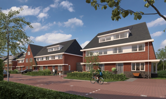 Hof van Haag fase 1, Type D Twee-onder-één-kapwoning met garage, bouwnummer: 54, 's-Gravenhage
