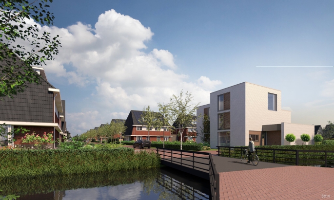 Hof van Haag fase 1, Type D Twee-onder-één-kapwoning met garage, bouwnummer: 54, 's-Gravenhage