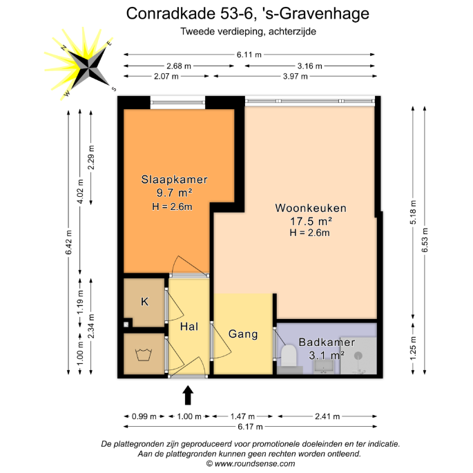 Conradkade 53D ong, 2517 BR, 's-Gravenhage