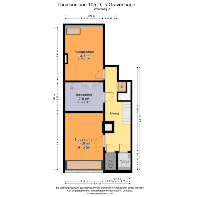 Thomsonlaan 105 D, 2565 HZ, 's-Gravenhage