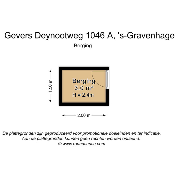 Gevers Deynootweg 1046 A, 2586 BX, 's-Gravenhage