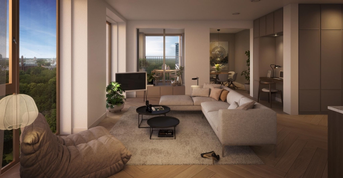 KJ Den Haag fase 2,3 en 4, KJ Den Haag - Fase 4 - 3 kamer appartement, bouwnummer: 23.P.04, 's-Gravenhage