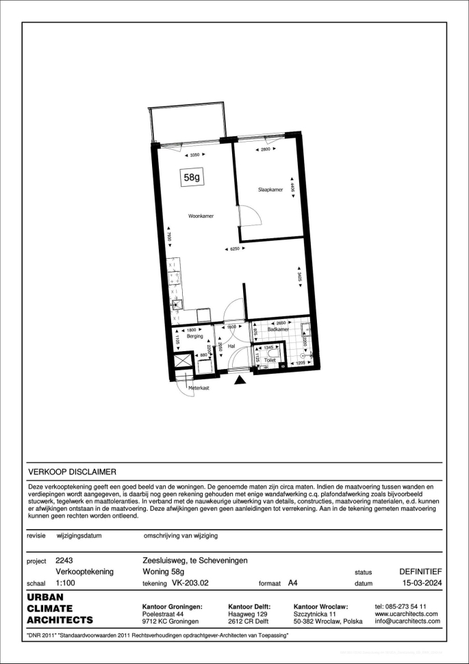 Zeesluisweg 58 G, 2583 DS, 's-Gravenhage