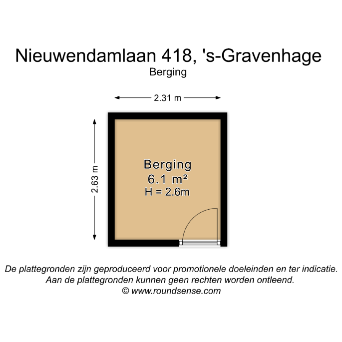 Nieuwendamlaan 418, 2547 JV, 's-Gravenhage