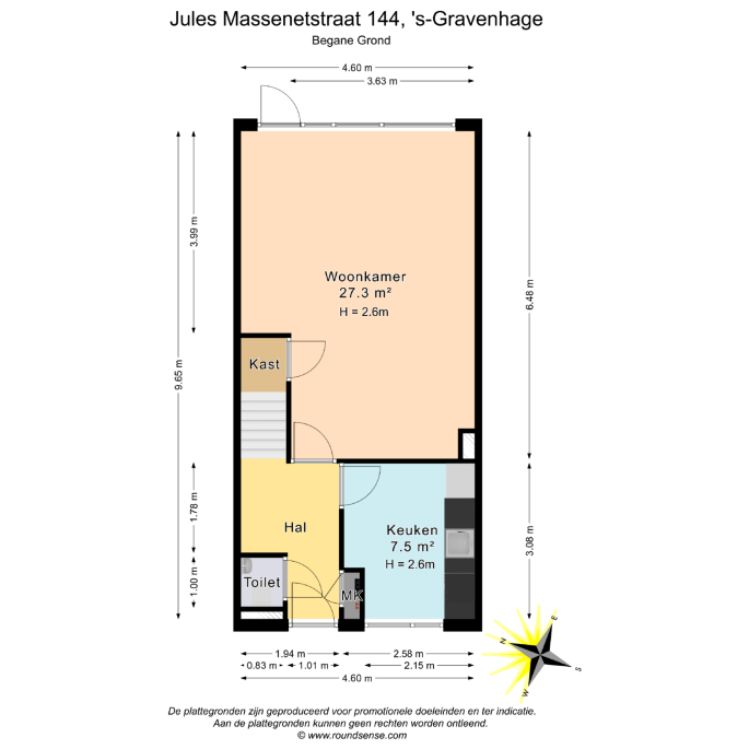 Jules Massenetstraat 144, 2551 XE, 's-Gravenhage