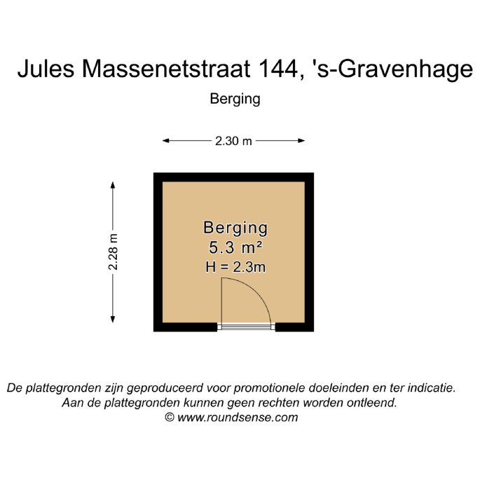 Jules Massenetstraat 144, 2551 XE, 's-Gravenhage