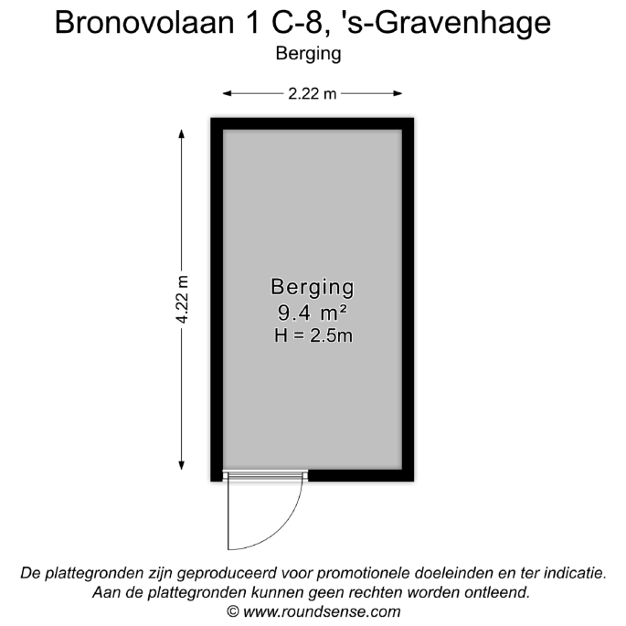 Bronovolaan 1 C 8, 2597 AX, 's-Gravenhage