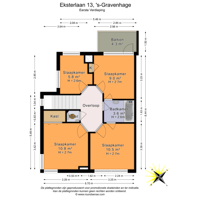 Eksterlaan 13, 2566 JW, 's-Gravenhage