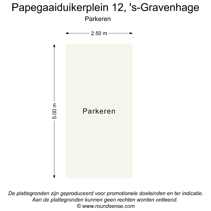 Papegaaiduikerplein 12, 2492 PP, 's-Gravenhage