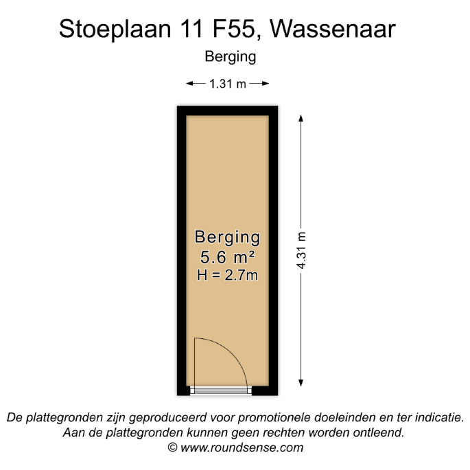 Stoeplaan 11 F55, 2243 CW, Wassenaar