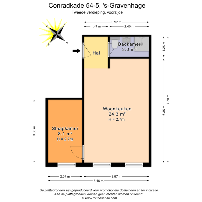 Conradkade 54E ong, 2517 BR, 's-Gravenhage