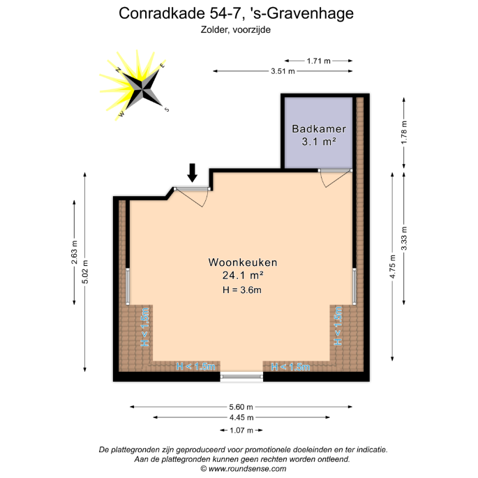 Conradkade 54G ong, 2517 BR, 's-Gravenhage