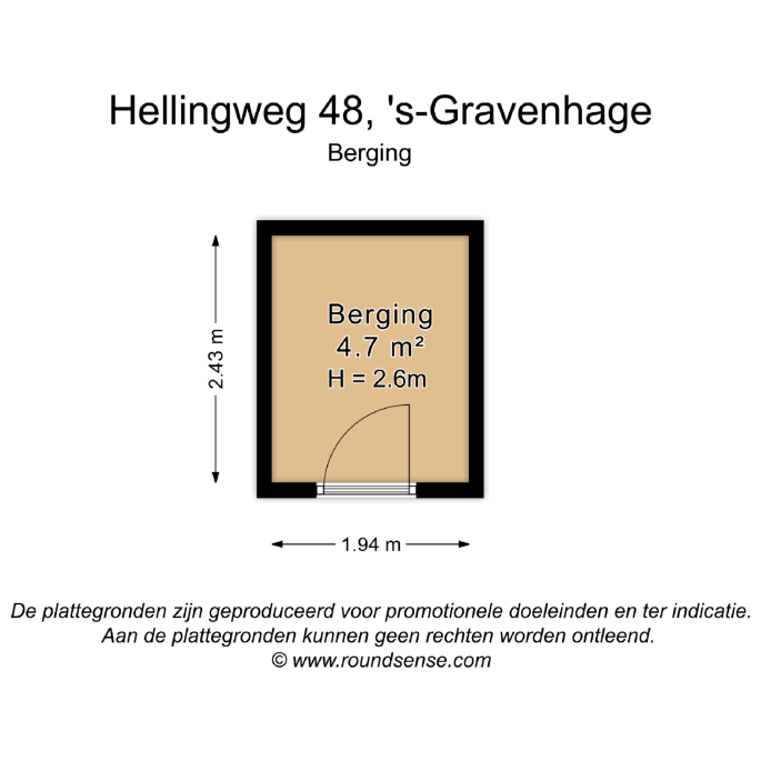 Hellingweg 48, 2583 WH, 's-Gravenhage