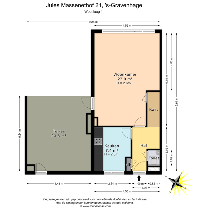 Jules Massenethof 21, 2551 XC, 's-Gravenhage
