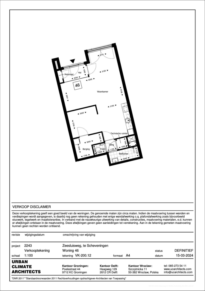 Zeesluisweg 46, 2583 DR, 's-Gravenhage