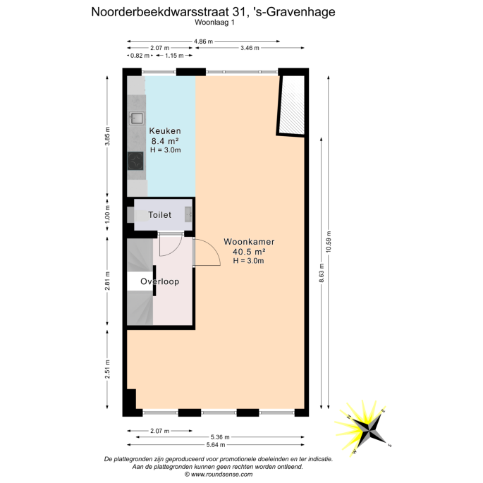 Noorderbeekdwarsstraat 31, 2562 XM, 's-Gravenhage
