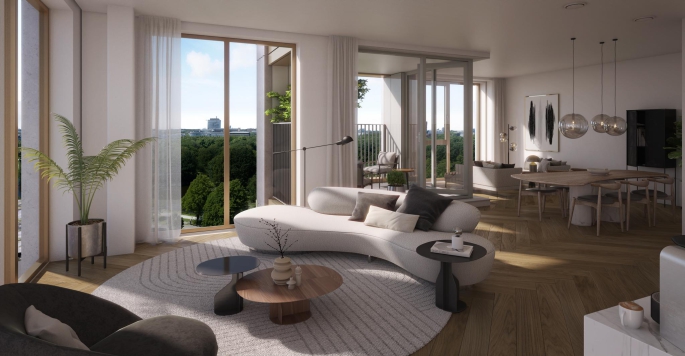 KJ Den Haag fase 2,3 en 4, KJ Den Haag - Fase 4 - 3 kamer appartement, bouwnummer: 17.P.01, 's-Gravenhage