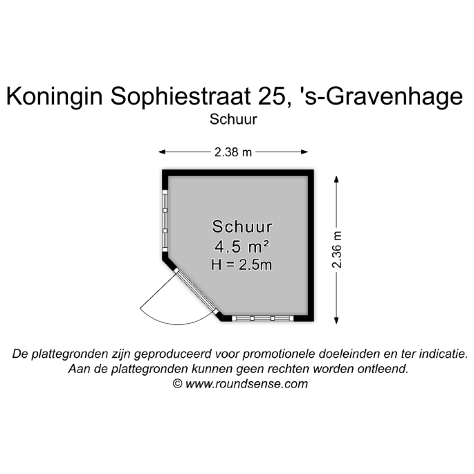 Koningin Sophiestraat 25, 2595 TG, 's-Gravenhage